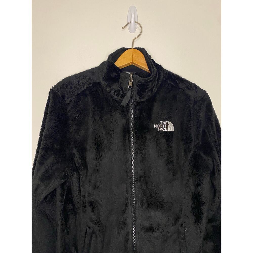 The North Face Women’s Black Osito Full Zip Fleece Jacket Coat Small Hiking - Picture 5 of 16